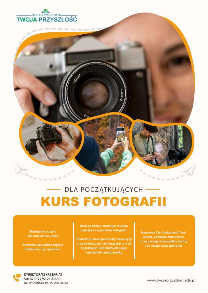 Kurs Fotografii – spotkanie organizacyjne
