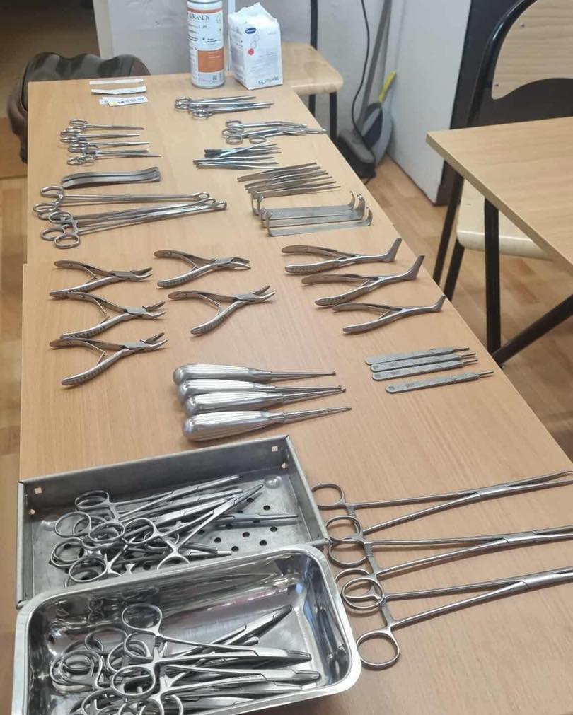 Zajęcia praktyczne kierunku Technik sterylizacji medycznej.
